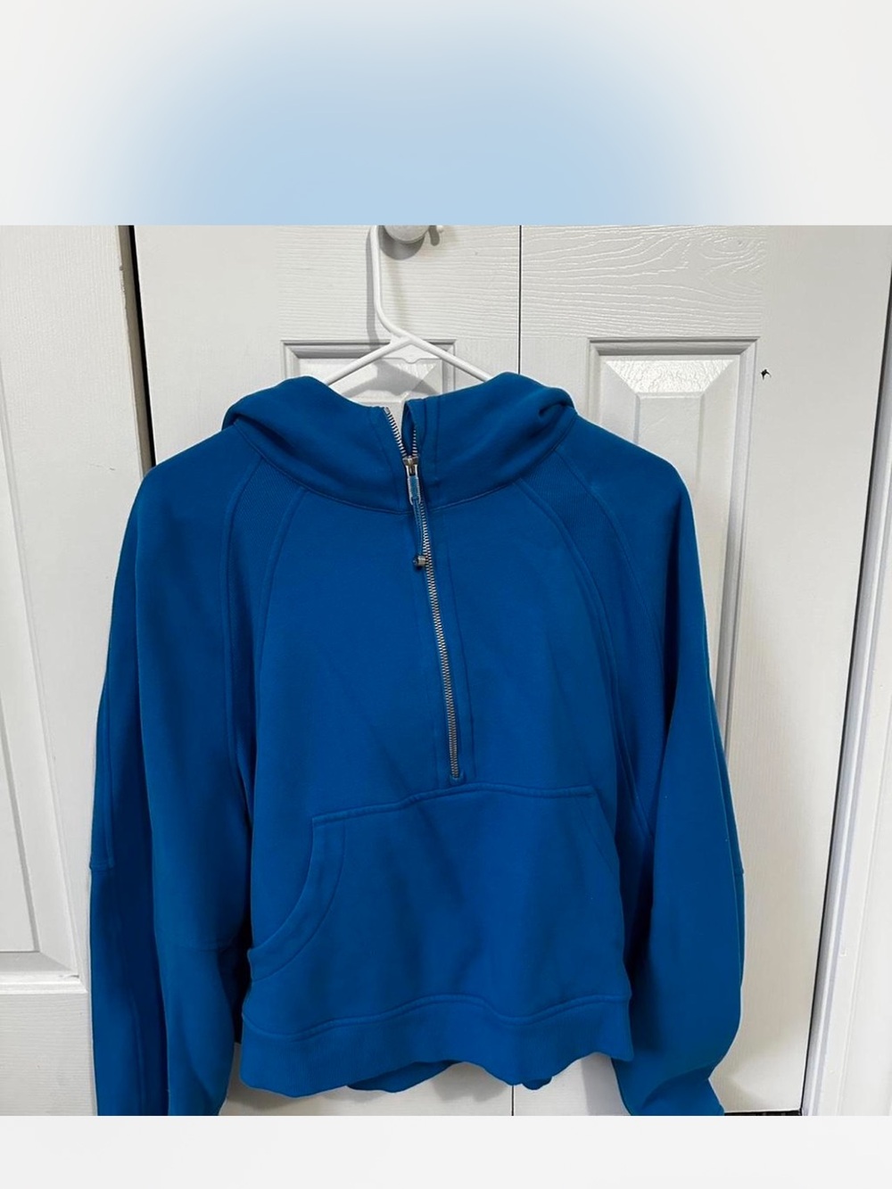 lululemon athletica Electric Blue Half-Zip Hoodie